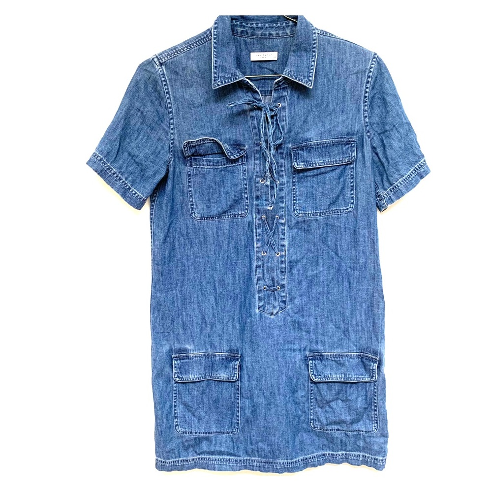 EQUIPMENT Denim Dress Small Chambray Denim S s